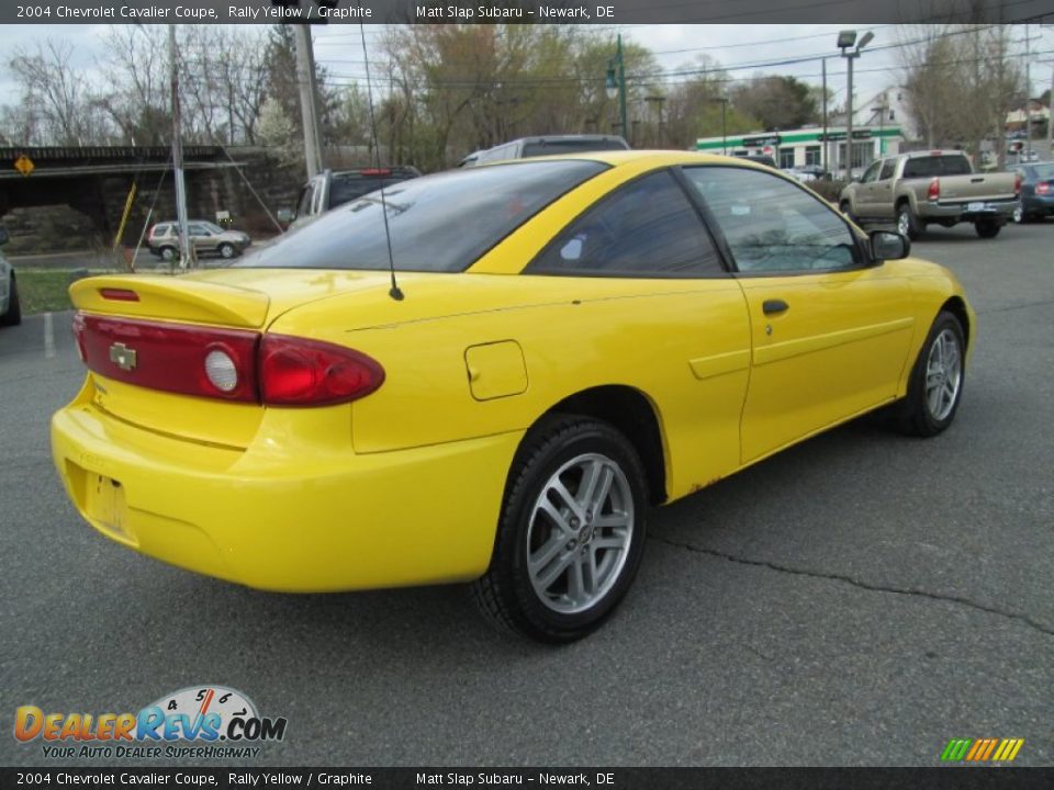 2004 Chevrolet Cavalier Coupe Rally Yellow / Graphite Photo #6
