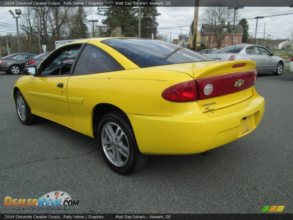 2004 Chevrolet Cavalier Coupe Rally Yellow / Graphite Photo #8