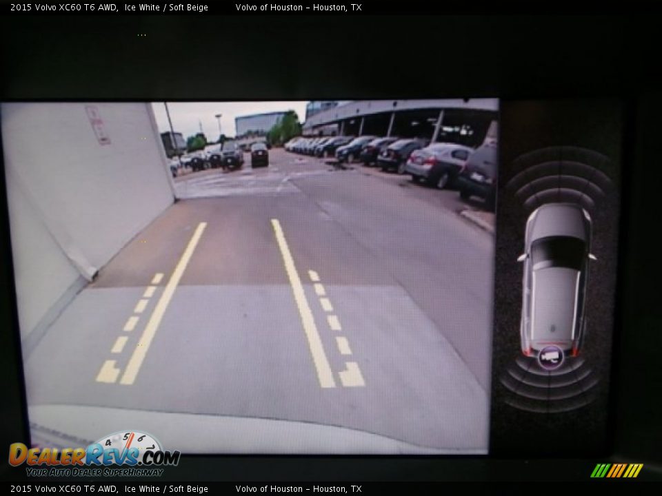 2015 Volvo XC60 T6 AWD Ice White / Soft Beige Photo #17