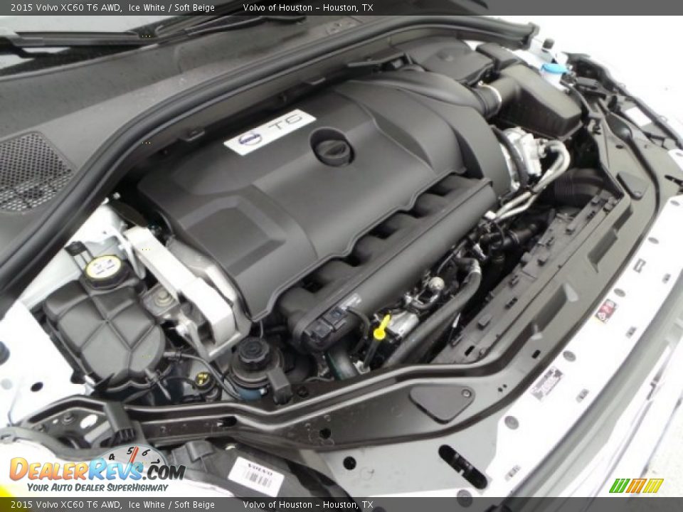 2015 Volvo XC60 T6 AWD Ice White / Soft Beige Photo #27