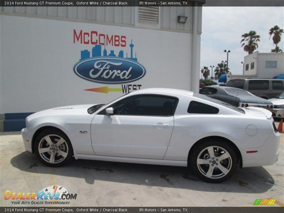 2014 Ford Mustang GT Premium Coupe Oxford White / Charcoal Black Photo #1
