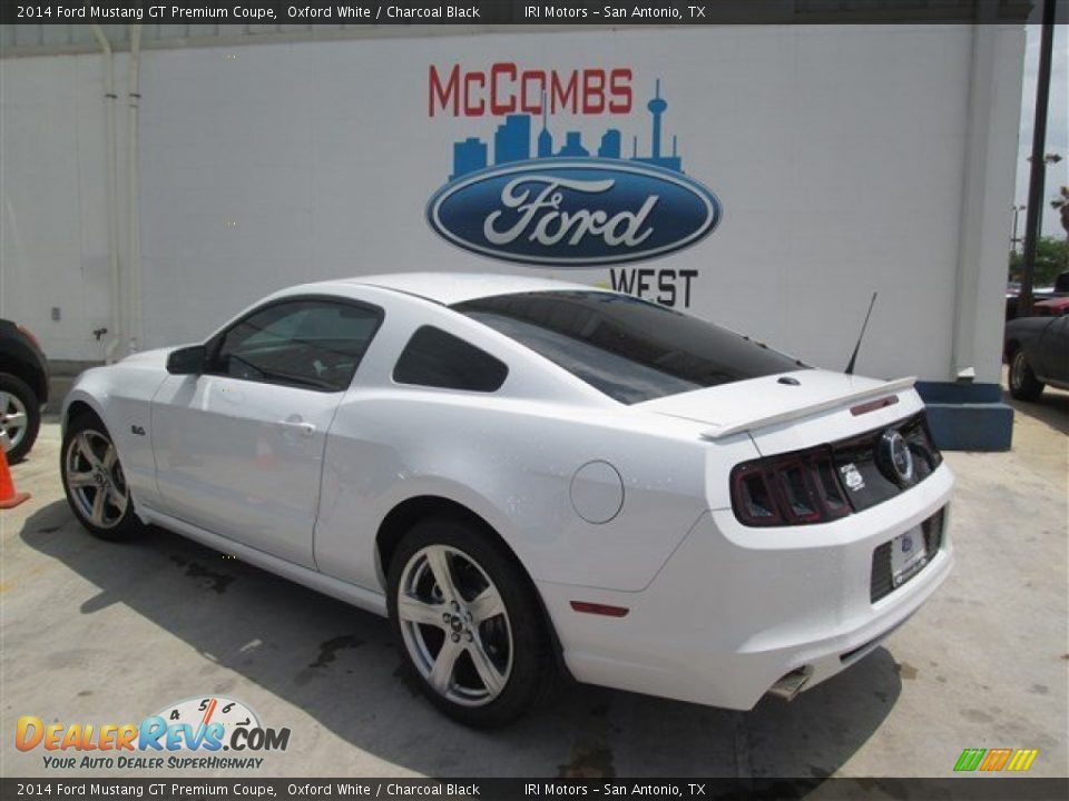 2014 Ford Mustang GT Premium Coupe Oxford White / Charcoal Black Photo #2