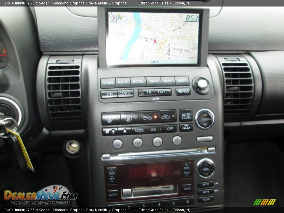 2004 Infiniti G 35 x Sedan Diamond Graphite Gray Metallic / Graphite Photo #21