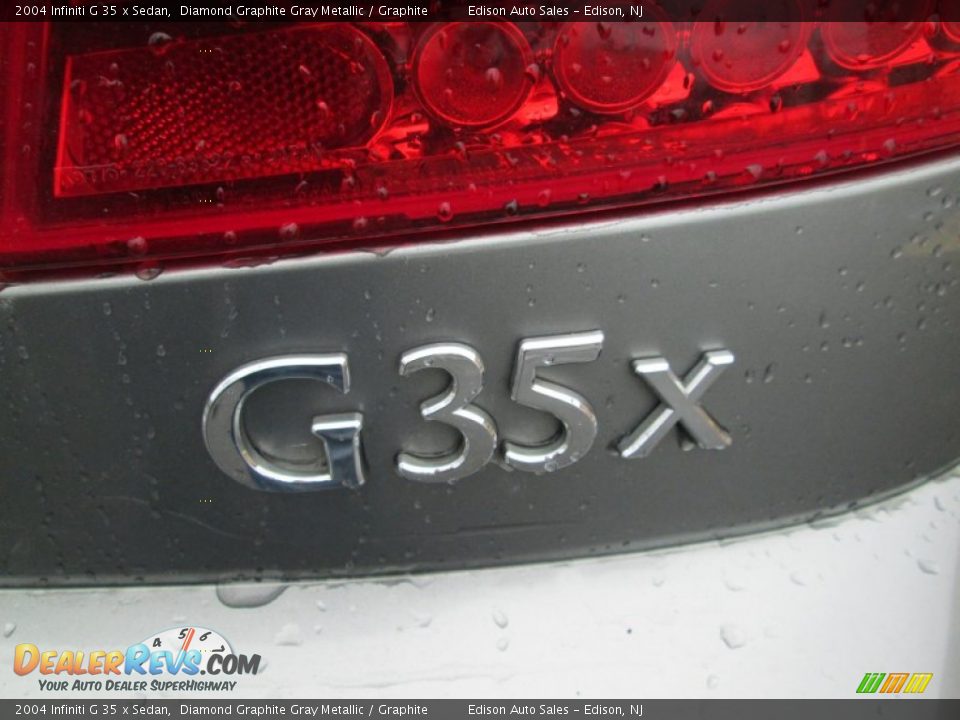 2004 Infiniti G 35 x Sedan Diamond Graphite Gray Metallic / Graphite Photo #31