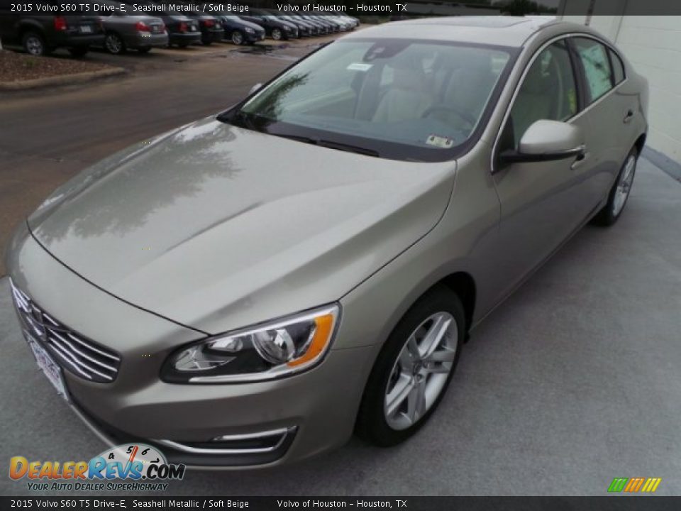2015 Volvo S60 T5 Drive-E Seashell Metallic / Soft Beige Photo #3