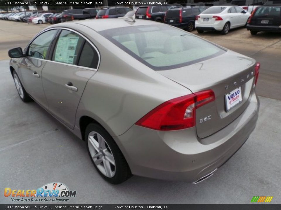 2015 Volvo S60 T5 Drive-E Seashell Metallic / Soft Beige Photo #4