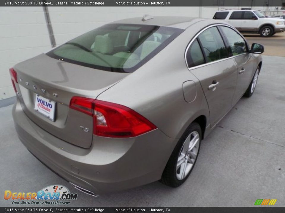 2015 Volvo S60 T5 Drive-E Seashell Metallic / Soft Beige Photo #6