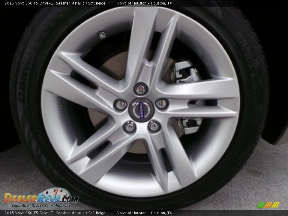 2015 Volvo S60 T5 Drive-E Seashell Metallic / Soft Beige Photo #8