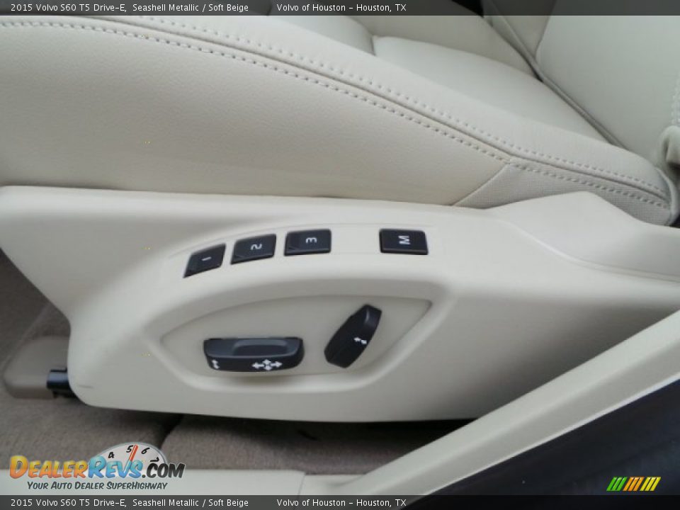 2015 Volvo S60 T5 Drive-E Seashell Metallic / Soft Beige Photo #12