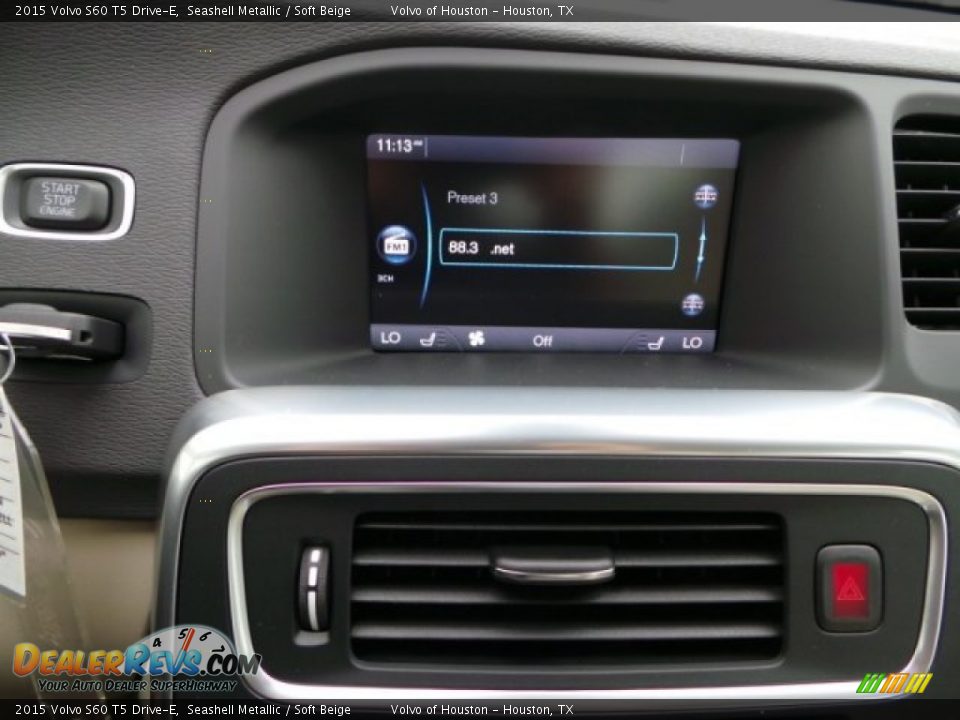2015 Volvo S60 T5 Drive-E Seashell Metallic / Soft Beige Photo #16