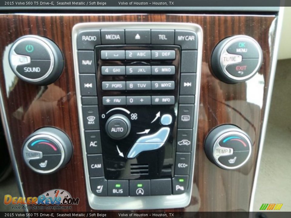2015 Volvo S60 T5 Drive-E Seashell Metallic / Soft Beige Photo #19