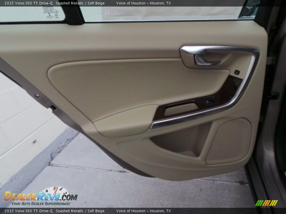 2015 Volvo S60 T5 Drive-E Seashell Metallic / Soft Beige Photo #21