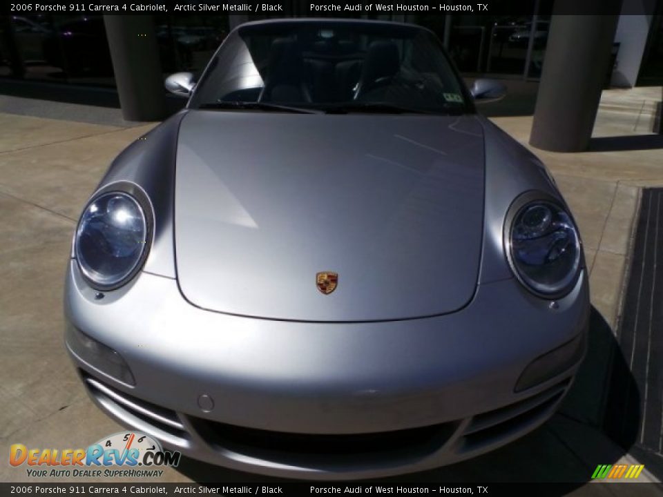 2006 Porsche 911 Carrera 4 Cabriolet Arctic Silver Metallic / Black Photo #2