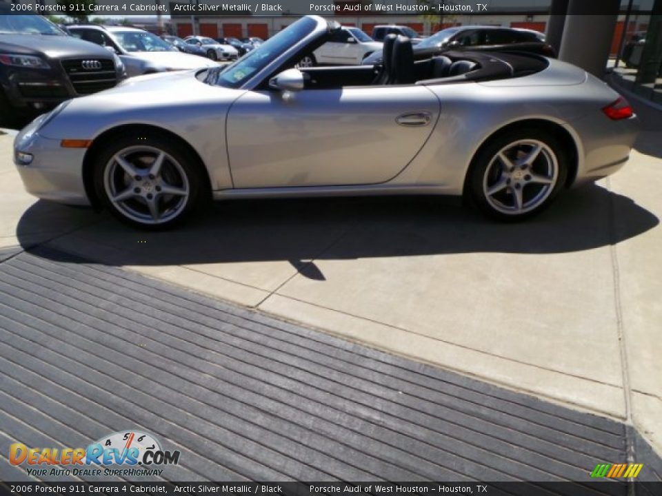 2006 Porsche 911 Carrera 4 Cabriolet Arctic Silver Metallic / Black Photo #4