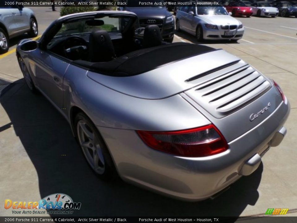 2006 Porsche 911 Carrera 4 Cabriolet Arctic Silver Metallic / Black Photo #5