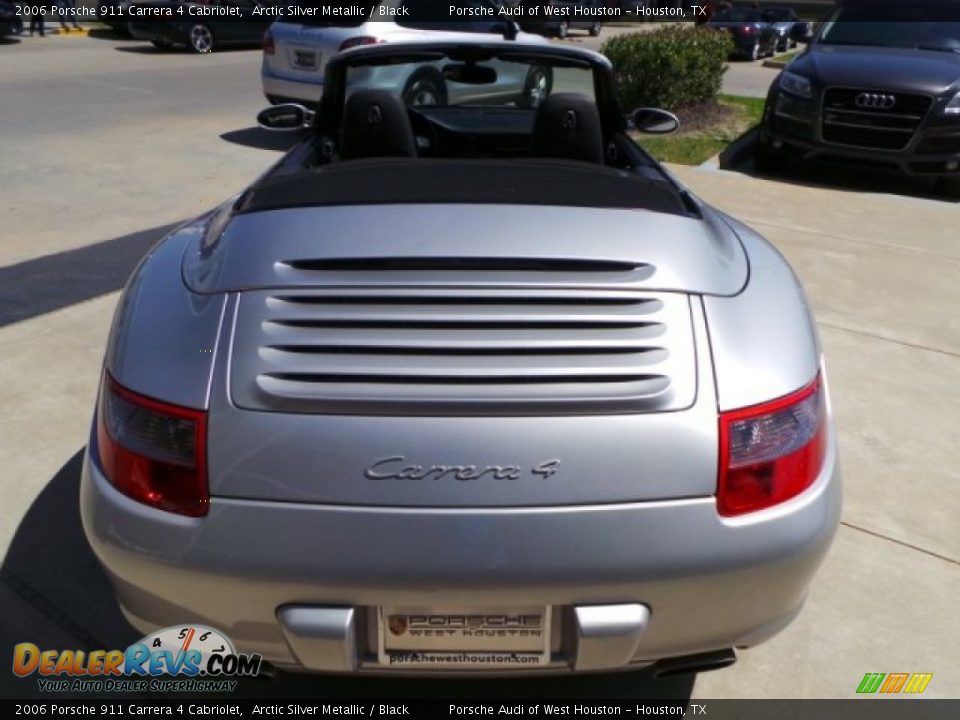 2006 Porsche 911 Carrera 4 Cabriolet Arctic Silver Metallic / Black Photo #6