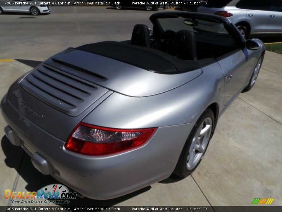 2006 Porsche 911 Carrera 4 Cabriolet Arctic Silver Metallic / Black Photo #7