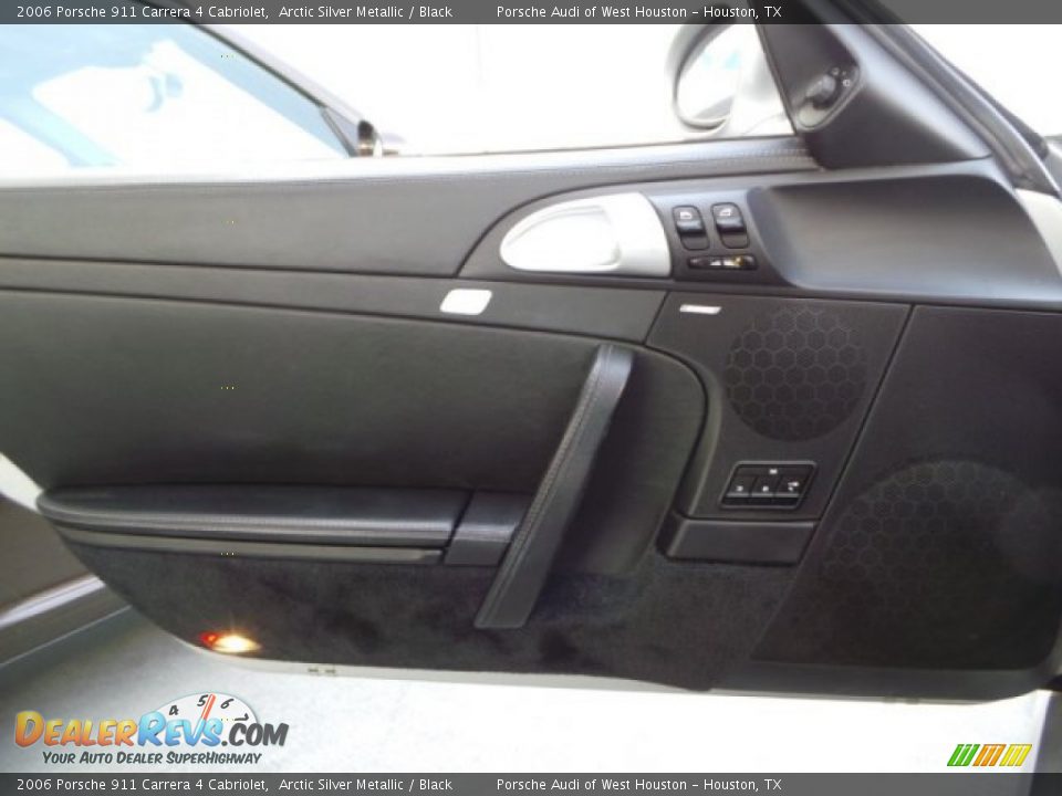 2006 Porsche 911 Carrera 4 Cabriolet Arctic Silver Metallic / Black Photo #13