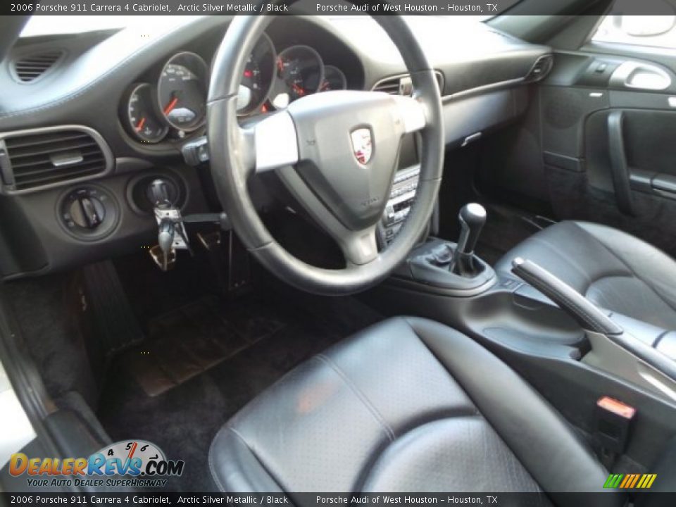 2006 Porsche 911 Carrera 4 Cabriolet Arctic Silver Metallic / Black Photo #16