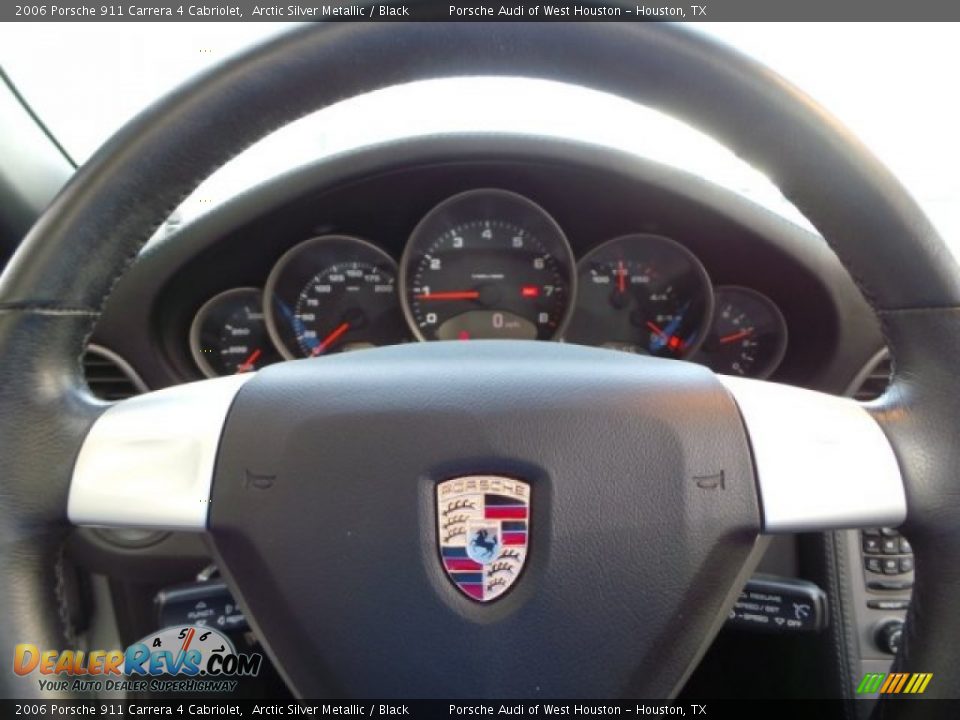 2006 Porsche 911 Carrera 4 Cabriolet Arctic Silver Metallic / Black Photo #27