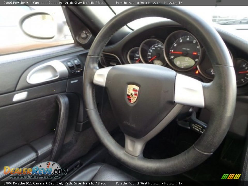 2006 Porsche 911 Carrera 4 Cabriolet Arctic Silver Metallic / Black Photo #31