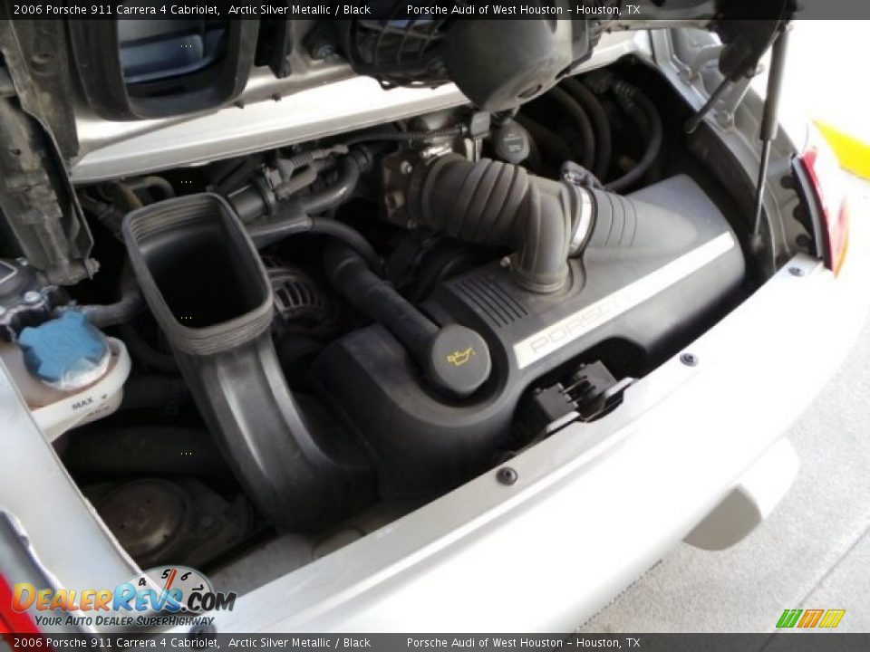 2006 Porsche 911 Carrera 4 Cabriolet Arctic Silver Metallic / Black Photo #32