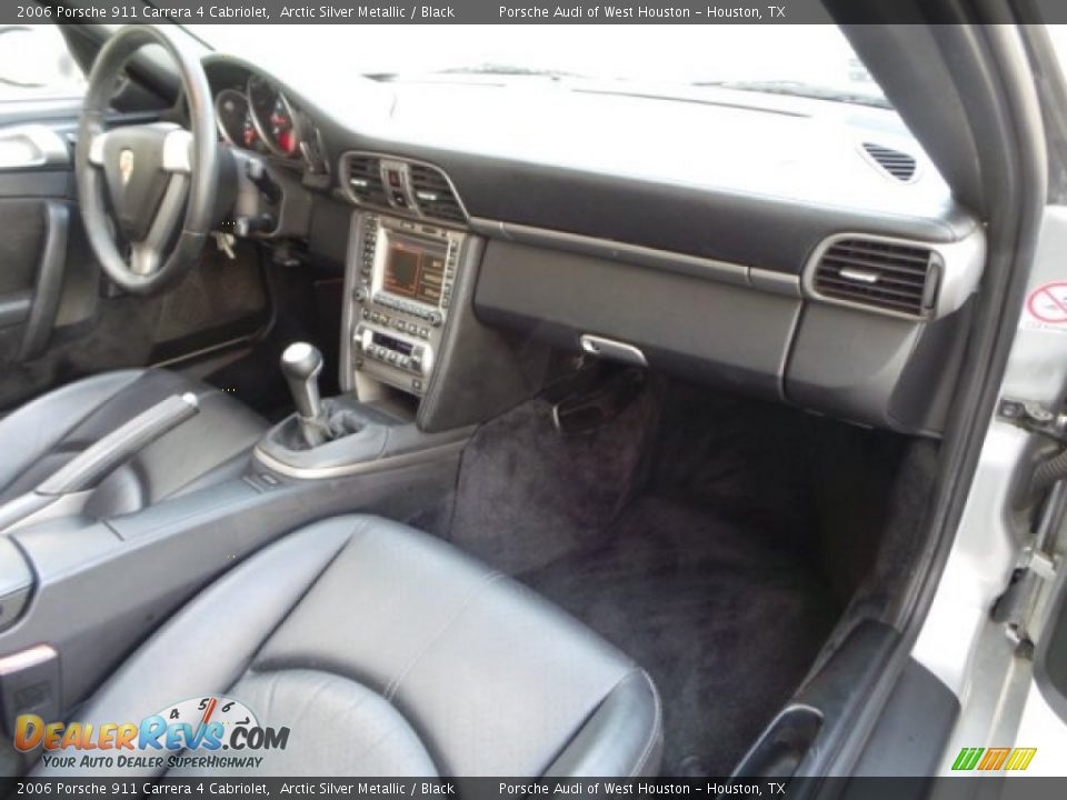 2006 Porsche 911 Carrera 4 Cabriolet Arctic Silver Metallic / Black Photo #35