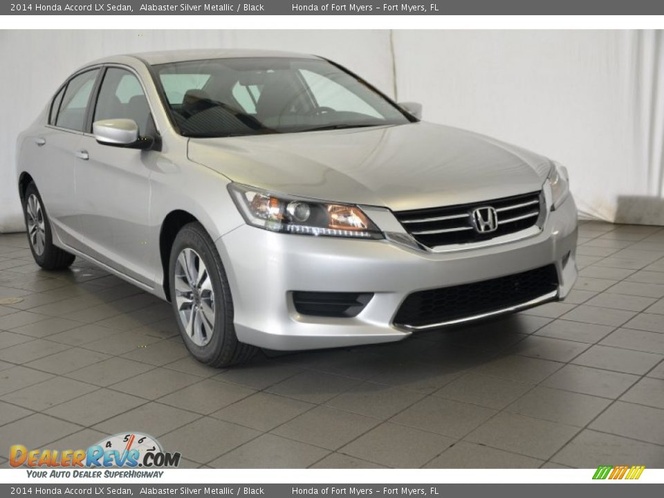 2014 Honda Accord LX Sedan Alabaster Silver Metallic / Black Photo #1