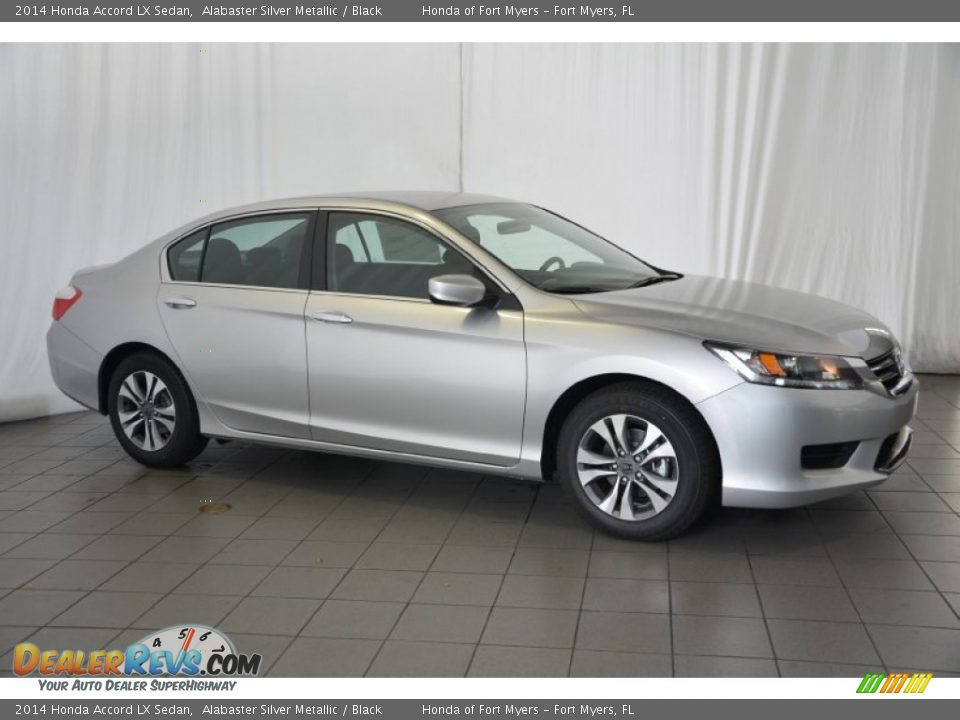 2014 Honda Accord LX Sedan Alabaster Silver Metallic / Black Photo #4