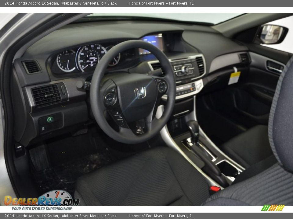 2014 Honda Accord LX Sedan Alabaster Silver Metallic / Black Photo #10