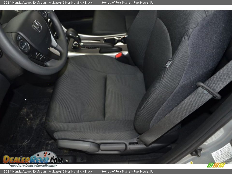 2014 Honda Accord LX Sedan Alabaster Silver Metallic / Black Photo #11
