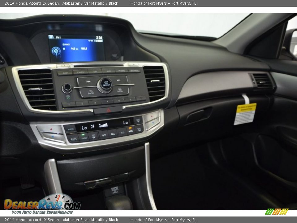 2014 Honda Accord LX Sedan Alabaster Silver Metallic / Black Photo #12