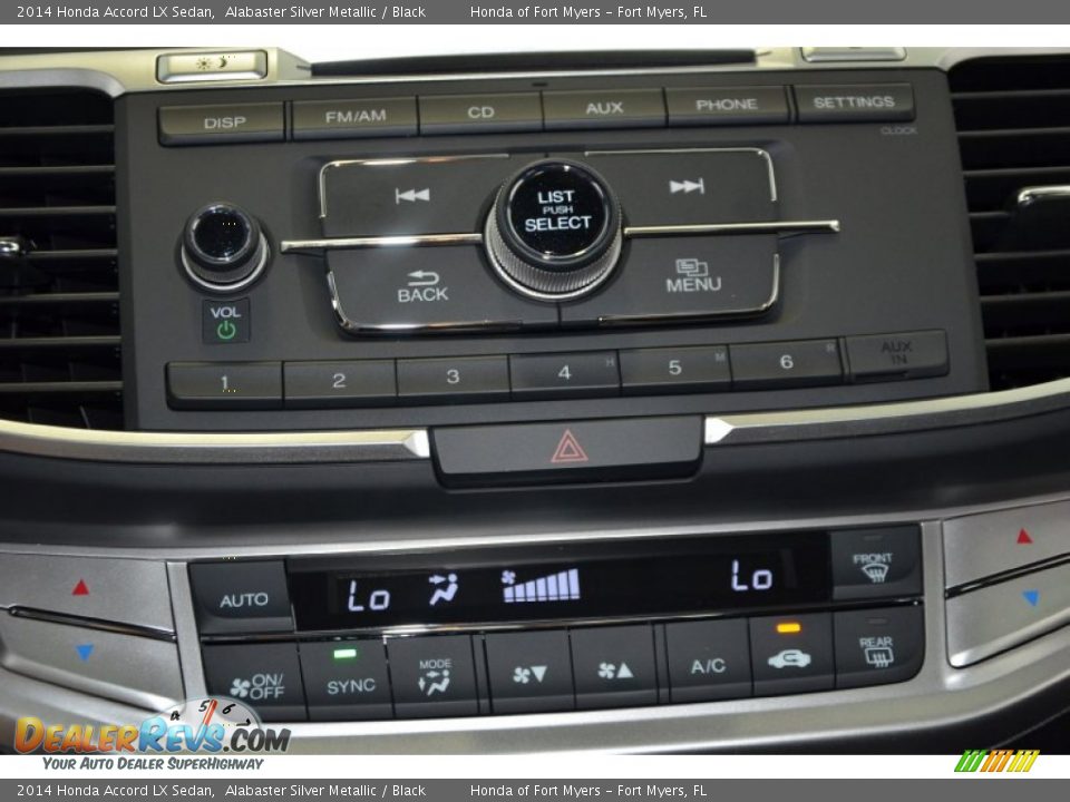 2014 Honda Accord LX Sedan Alabaster Silver Metallic / Black Photo #13
