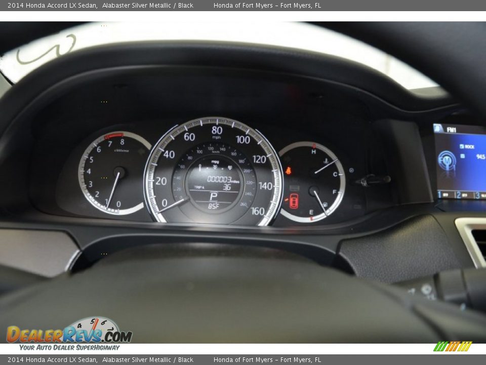 2014 Honda Accord LX Sedan Alabaster Silver Metallic / Black Photo #26