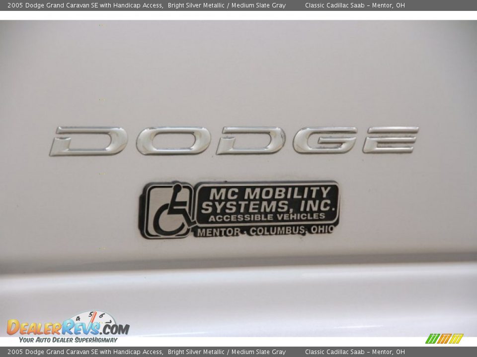 2005 Dodge Grand Caravan SE with Handicap Access Bright Silver Metallic / Medium Slate Gray Photo #25