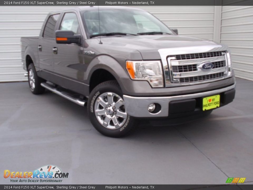 2014 Ford F150 XLT SuperCrew Sterling Grey / Steel Grey Photo #1