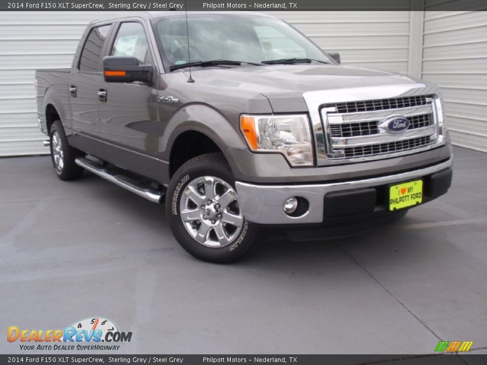 2014 Ford F150 XLT SuperCrew Sterling Grey / Steel Grey Photo #2