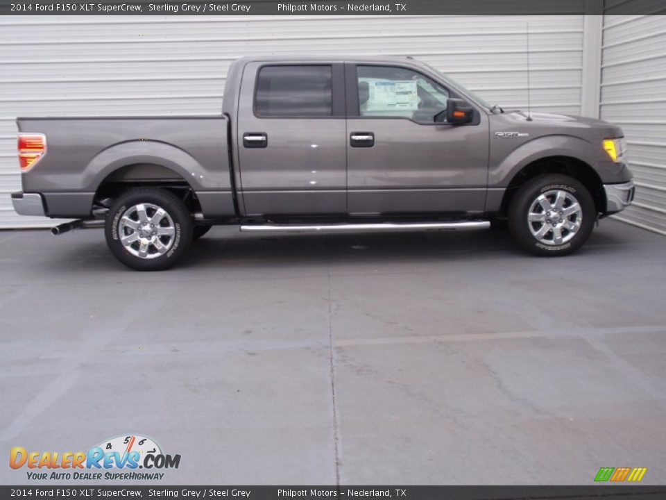 2014 Ford F150 XLT SuperCrew Sterling Grey / Steel Grey Photo #3