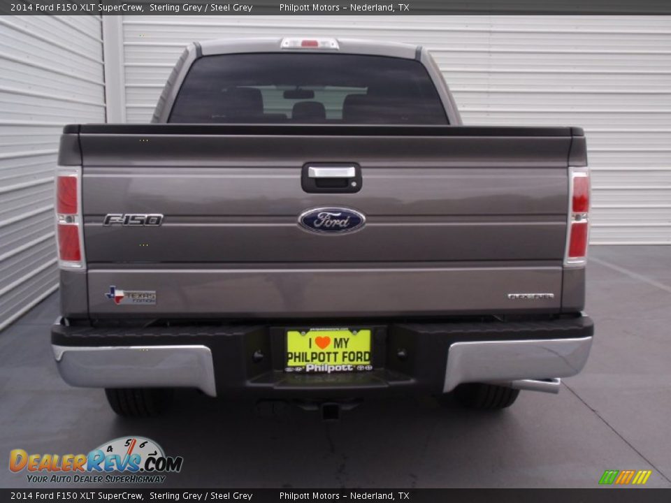 2014 Ford F150 XLT SuperCrew Sterling Grey / Steel Grey Photo #5