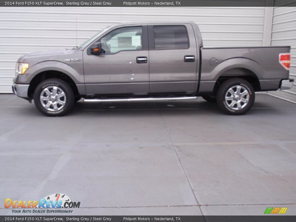 2014 Ford F150 XLT SuperCrew Sterling Grey / Steel Grey Photo #6