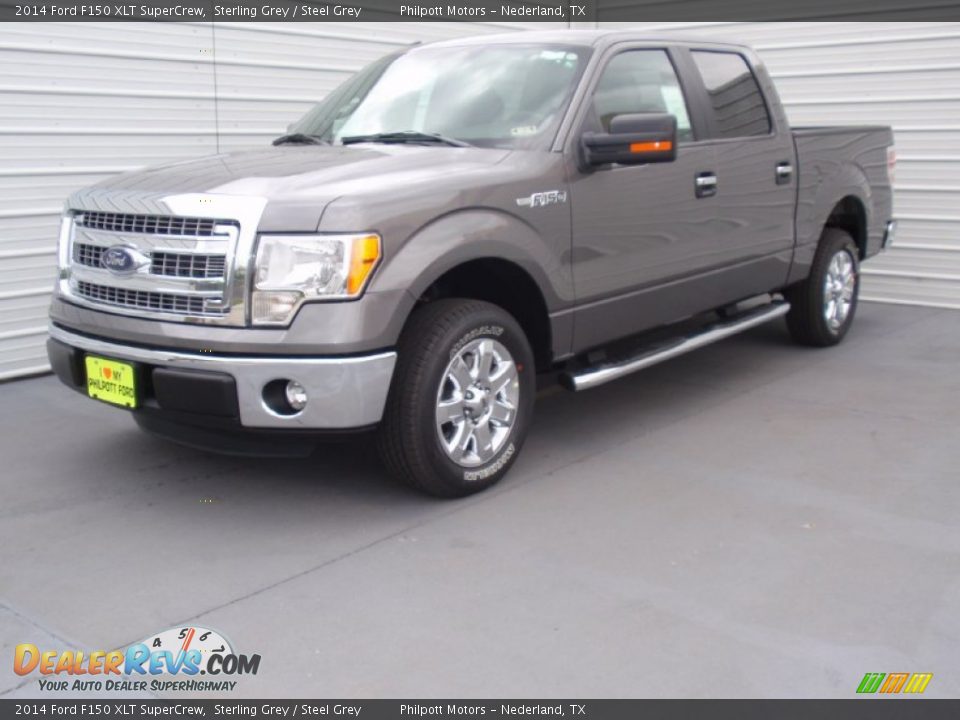 2014 Ford F150 XLT SuperCrew Sterling Grey / Steel Grey Photo #7
