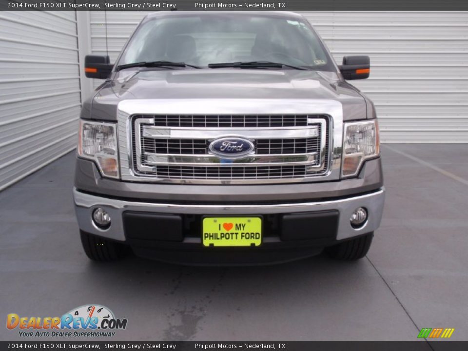 2014 Ford F150 XLT SuperCrew Sterling Grey / Steel Grey Photo #8