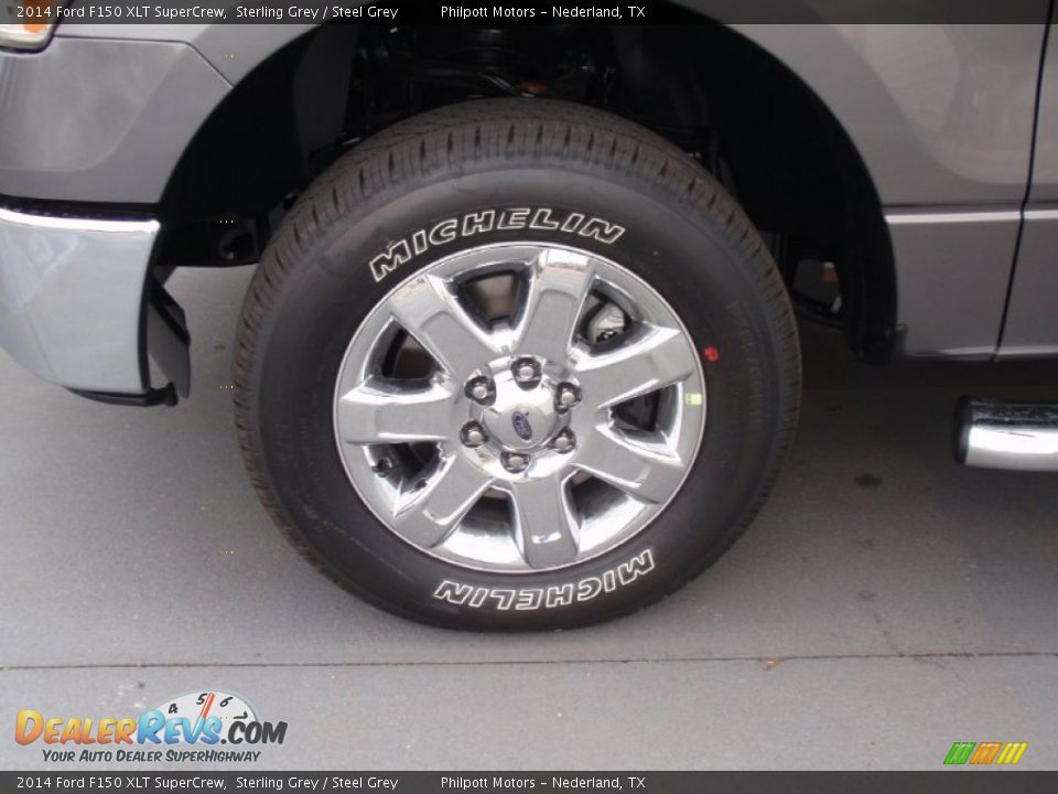2014 Ford F150 XLT SuperCrew Sterling Grey / Steel Grey Photo #12