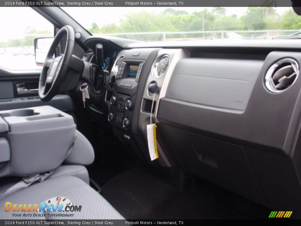 2014 Ford F150 XLT SuperCrew Sterling Grey / Steel Grey Photo #23