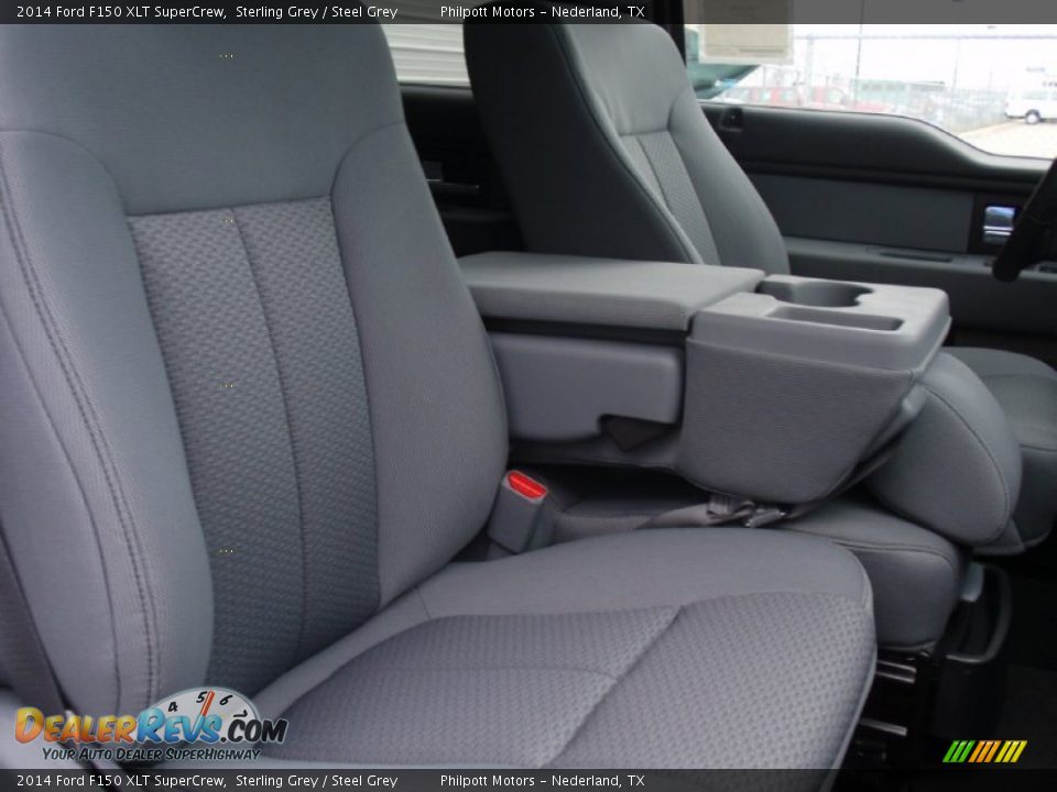 2014 Ford F150 XLT SuperCrew Sterling Grey / Steel Grey Photo #24