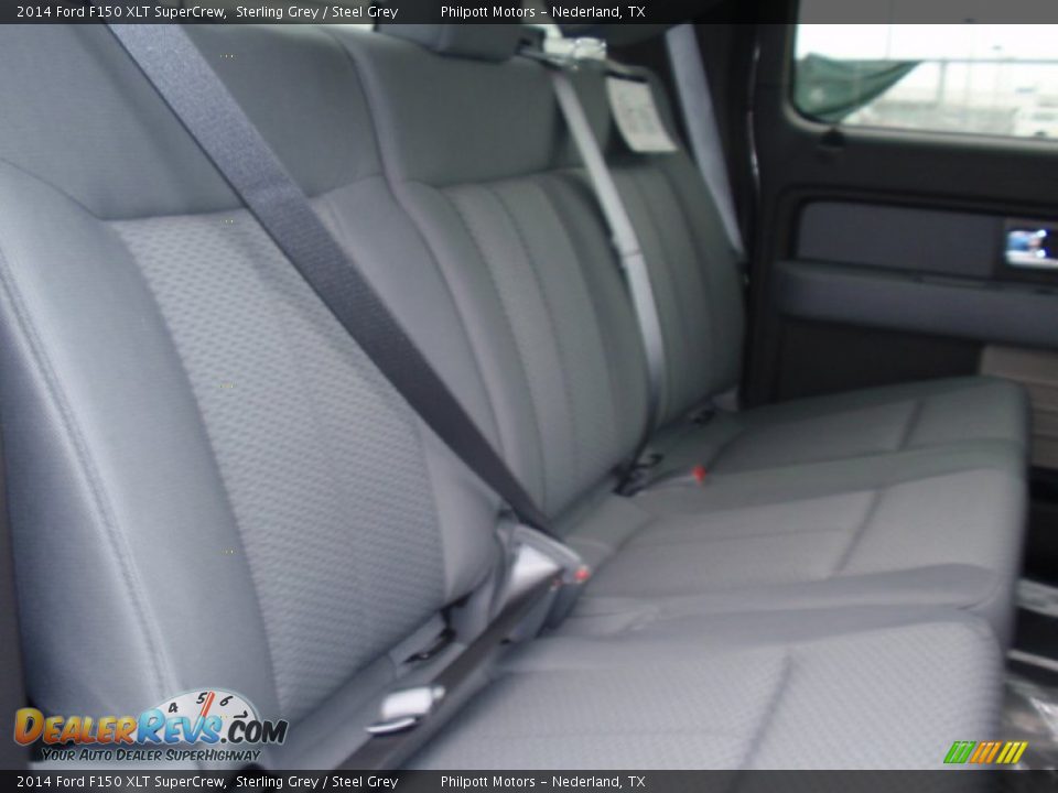 2014 Ford F150 XLT SuperCrew Sterling Grey / Steel Grey Photo #26
