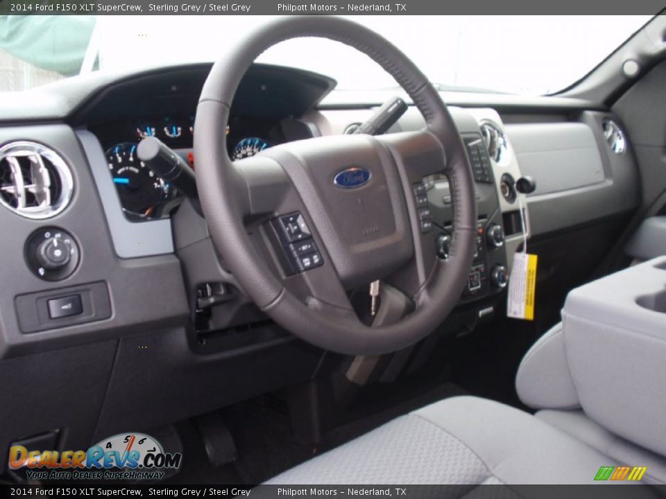 2014 Ford F150 XLT SuperCrew Sterling Grey / Steel Grey Photo #29