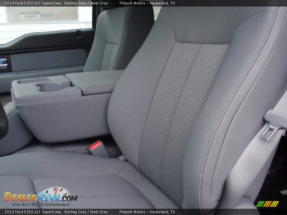 2014 Ford F150 XLT SuperCrew Sterling Grey / Steel Grey Photo #30