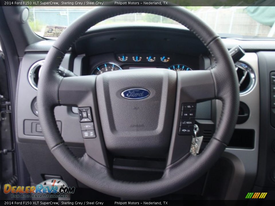 2014 Ford F150 XLT SuperCrew Sterling Grey / Steel Grey Photo #34