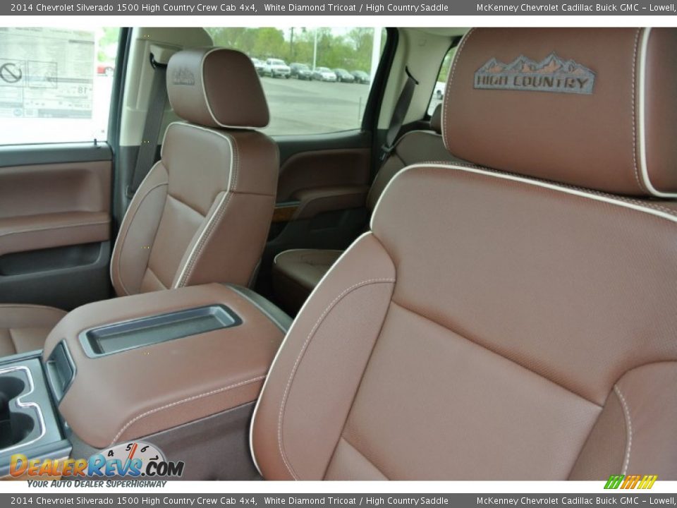 2014 Chevrolet Silverado 1500 High Country Crew Cab 4x4 White Diamond Tricoat / High Country Saddle Photo #11